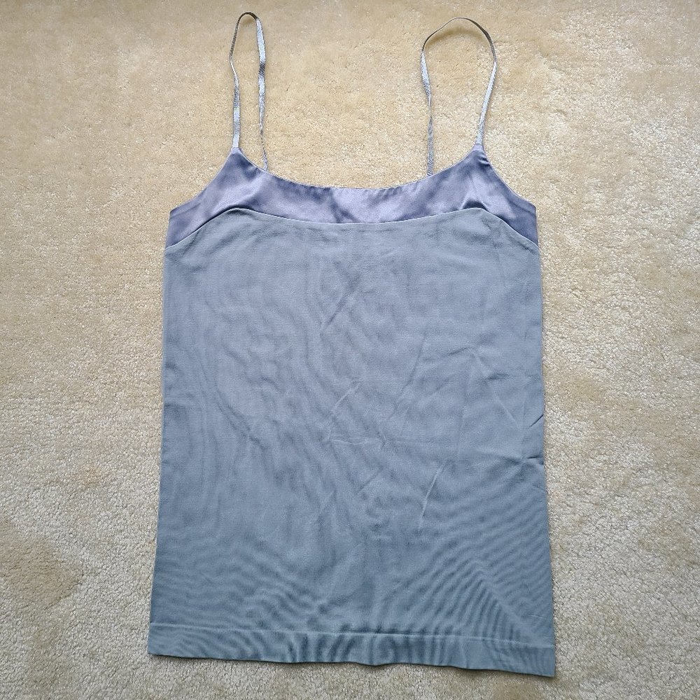 EUC BR Tank Top Satin Grey Size S/M